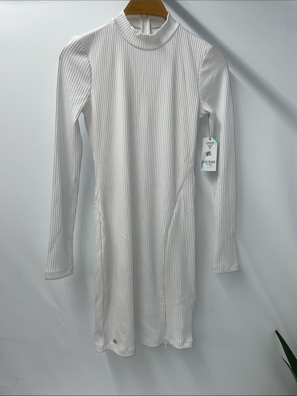 GUESS ANITA RIBBED MOCK NECK MINI DRESS FTL-08-051